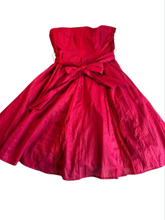 Anthropologie Dresses & Skirts - NWOT Anthro Moulinette Soeurs Strapless Fit-and-Flare Dress Red Size 4